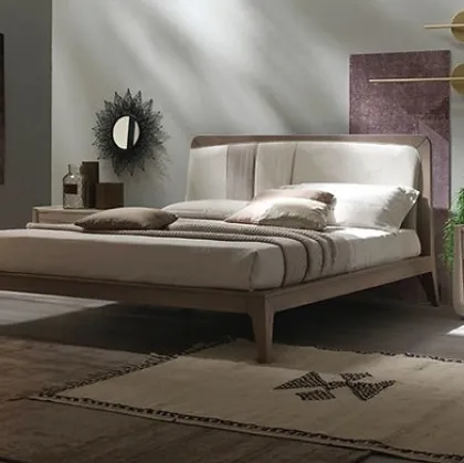 Letto in legno e tessuto Desi di Fasolin