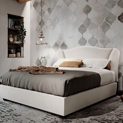 Letto in tessuto imbottito Plume di Fasolin