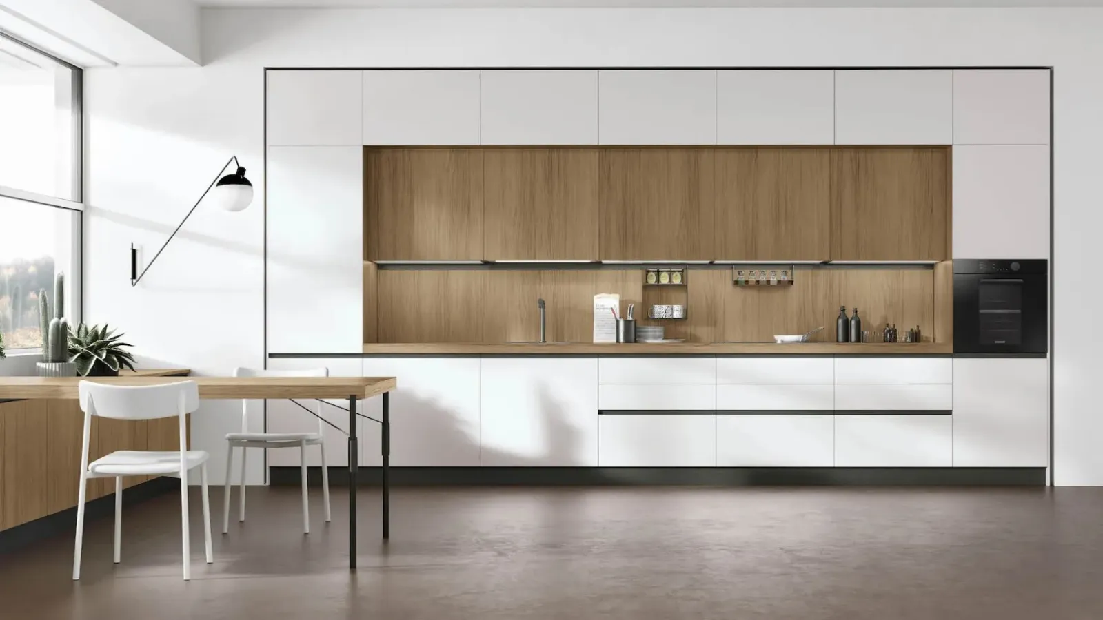 Cucina Moderna lineare Infinity di Stosa